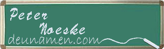 Peter Noeske Visitenkarte